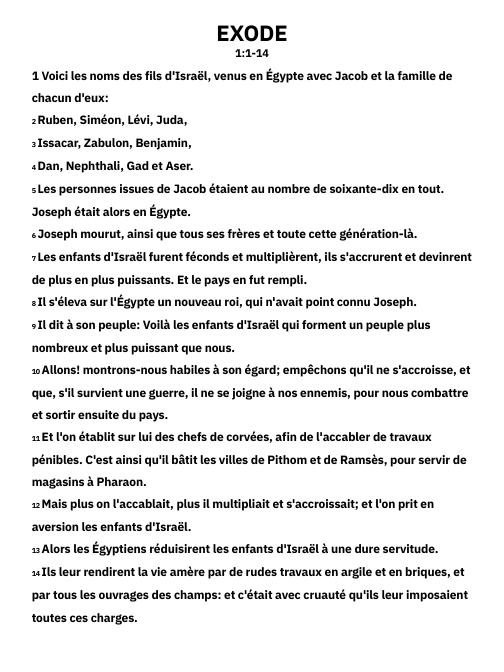 Page originale sans repère visuel